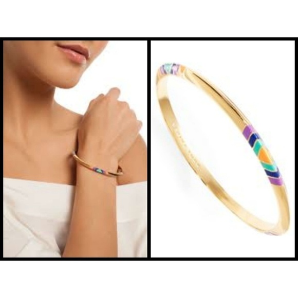 💕TRINA TURK💕 Knife Edge Bangle Bracelet - Picture 1 of 8